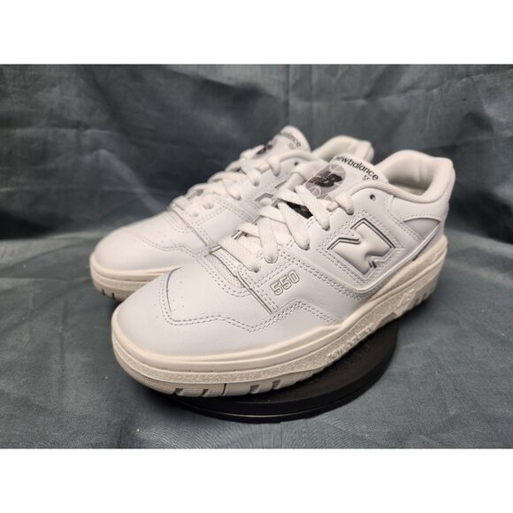 New Balance Boys 550 Athletic Sneakers GSB550PB White Grey Size 6.5 NEW IN BOX! - Picture 4 of 13